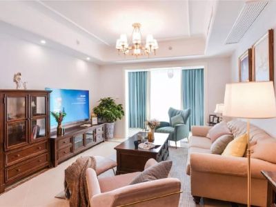 玉泉新城美式风格115平米三居室装修案例