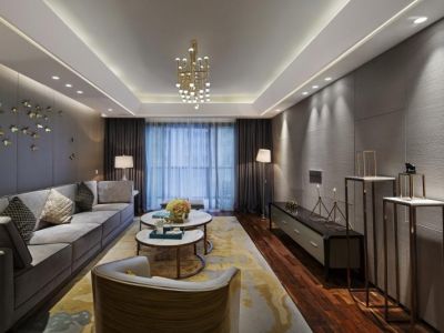 世城滨江101平米现代风格装修案例