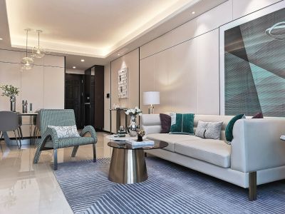 科为瑞府现代风格138平米装修案例