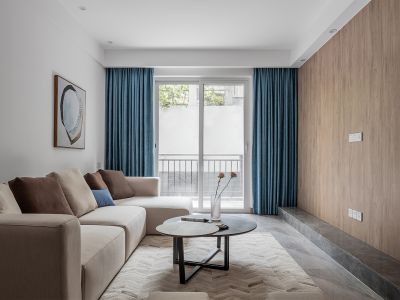 金茂逸墅简约北欧140平米三室两厅装修案例