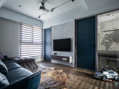 龙天名俊73平米现代二居室装修案例