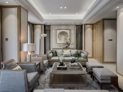 罗马嘉园160平三居室新中式风格装修案例