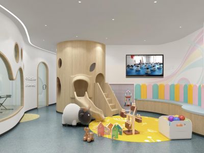 270平米现代风格培训机构装修案例