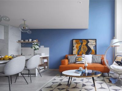 香克林小镇90平米北欧简约二居室装修案例