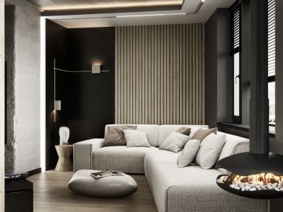 金科·博翠天宸美式风格99平米装修案例