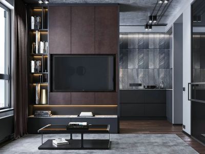 融城璟荟现代风格86平米客厅装修案例