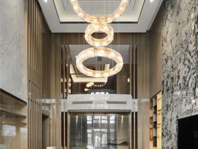 中铁华侨城和园时尚现代360平米别墅装修案例