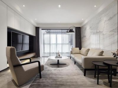 保利和光尘樾140平米现代风格装修案例