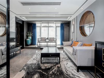 棠颂璟庐中式风格250平米别墅装修案例