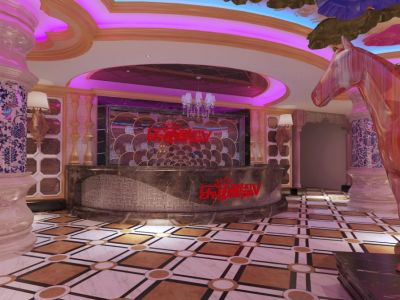 北京KTV混搭风格1500平米装修案例