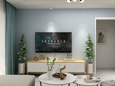 一品嘉园80平米北欧极简三居装修案例