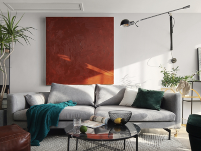 尚中心现代风格103平米三居室装修案例