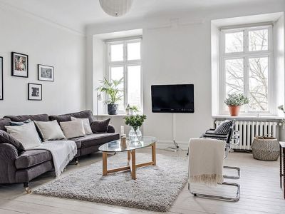 唐延公馆简约风格100平米二居室装修案例