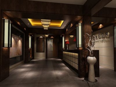 美容会所800平米中式风格装修案例