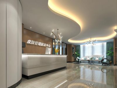 北京美容院800平米简美风格装修案例