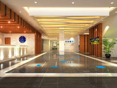 北京酒店4000平米现代风格装修案例