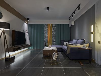 世园林语现代风格118平米装修案例