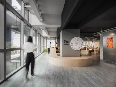 800平现代简约风格办公室装修案例