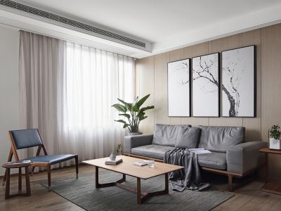 恒大帝景三居103平现代风格装修案例