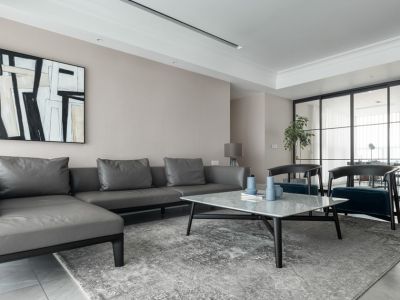 开元第一城三居102平现代风格装修案例