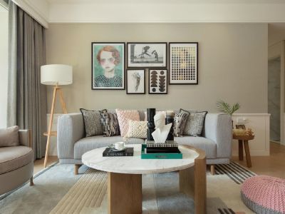 华州城二居88平北欧风格装修案例