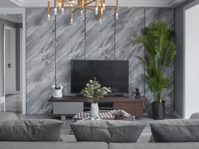 远洋御山水北欧风格139平米三居室装修案例