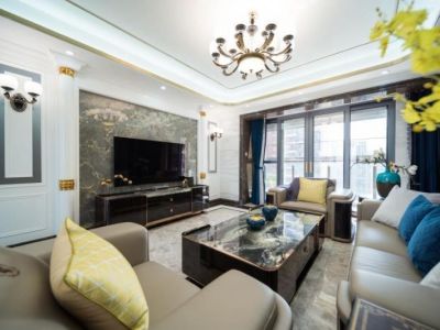 海逸长洲180平米美式风格装修案例