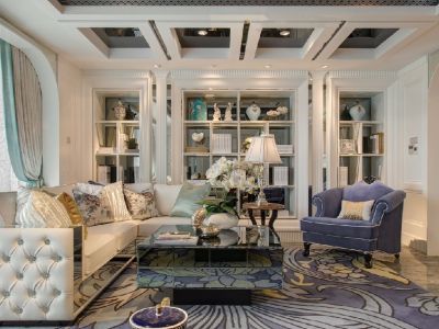 龙腾华府148平米欧式大气四居室装修案例