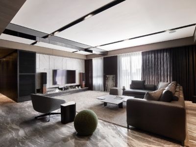 群贤道九号150平米现代风格装修案例