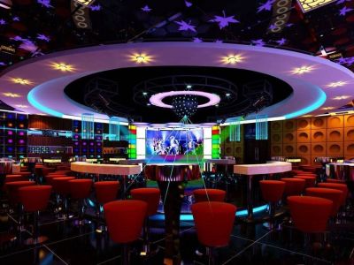 酒吧现代风格1200平米装修案例