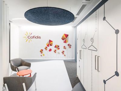 办公室现代风格400平米装修案例