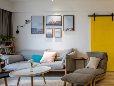 恒大文化旅游城简约风格92平米三居室装修案例