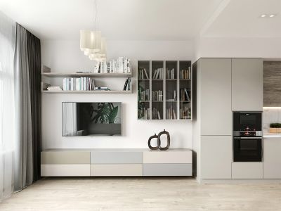 云水壹号智慧中心北欧风格二居室装修案例