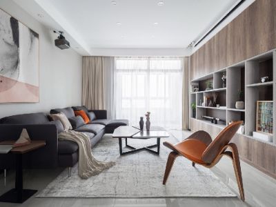 缤纷南郡三居125平现代风格装修案例