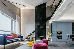 [上海EUID国际设计]140㎡顶层LOFT，独树一帜的设计感