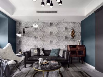 伟丰花园92平米美式经典三居室装修案例