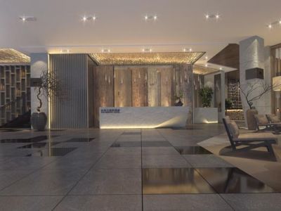 商务型酒店1300平现代风格装修案例