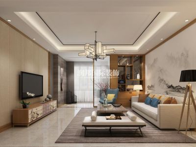 景枫加州城320平方米别墅现代风格装修案例