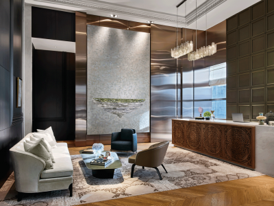 瑰丽酒店轻奢风格1800平米装修案例