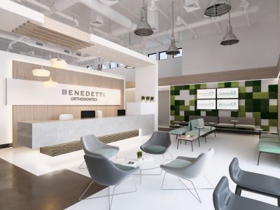 口腔诊所现代风格450平米装修案例