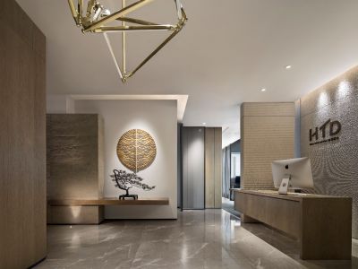 HTD办公室现代风格460平米装修案例