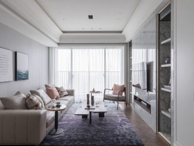 吉源美郡三居123平现代风格装修案例