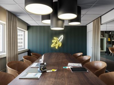 310平米现代风格IT办公空间装修案例