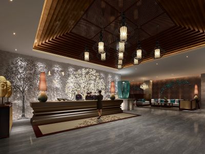 800平米东南亚风水疗养生会所装修案例