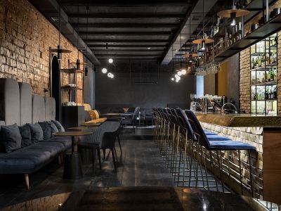 ZMIST BAR 酒吧美式风格160平米装修效果图案例