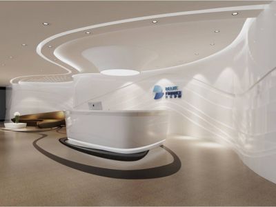 办公室现代风格1800平米装修案例