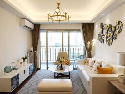 心海城87平米现代风格装修案例