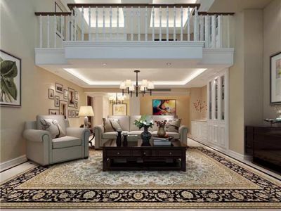 保利茉莉公馆别墅180㎡别墅混搭风格装修案例