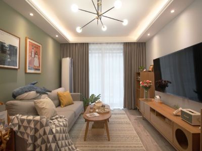 御华园75平米北欧风二居装修案例