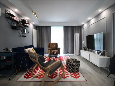 侨鑫汇悦台121平米北欧三居装修案例